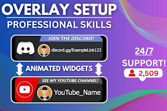 create a custom discord and youtube banner overlay