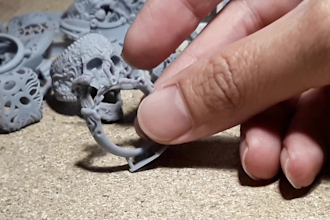 3d print your jewelry model in castable resin