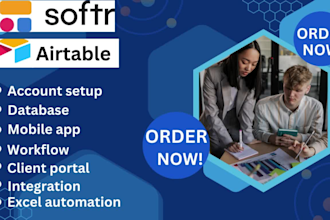 setup softr CRM softr client portal with airtable database for seamless workflow