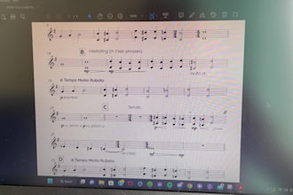 transpose sheet music to another instrument