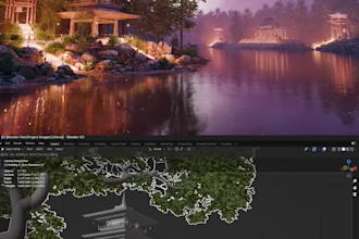 make 3d environmental animation for games and videos