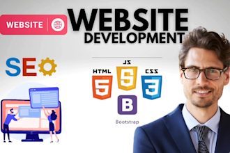 develop a frontend website
