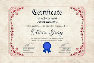 make certificate design diploma certificate or custom certificate template