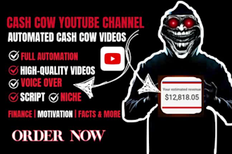 create automated cash cow videos, cash cow youtube, cash cow channel, cash cow