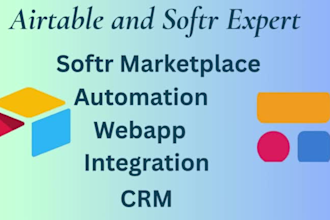 your airtable expert, setup airtable database automation, softr webapp