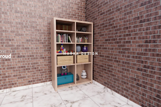 do realistic furniture image and video animation