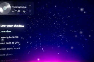 create an animated lyric video for suno ai, udio ai music, or your audio