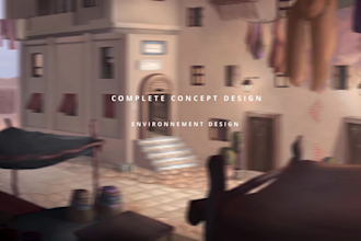 project concept art work