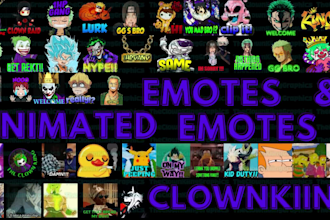 create custom emotes or animated emotes as well as others