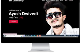 create a professional blogger web site with a modern design and fix