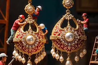 do 3d cad jewelry animation, ai miniature video, ai jewelry ai jewelry animation