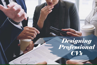 design professional cvs and resumes