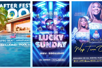 create stunning animated club flyers and motion posters