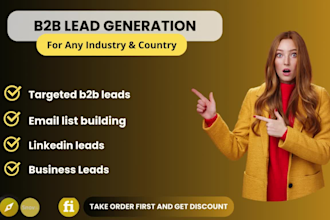 build verified lead lists for any niche or industry