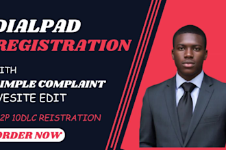 do dialpad a2p 10dlc registration, simple website compliance, tcr  complaint