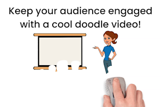 create a professional doodle video for you