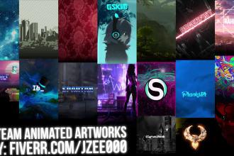 create animated steam profile artwork and design