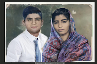 do professional photo restoration