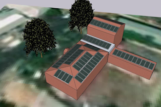 design solar system in autocad, pvsyst 3d in sketchup, sale proposal, and boq