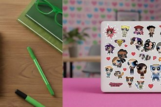 design high quality powerpuff or any cartoon themed stickers