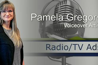 provide a female voice for radio, tv, or internet commercial