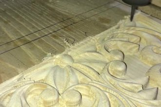 create 2d or 3d designs for wood cnc use