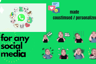 convert your logo pic into custom stickers