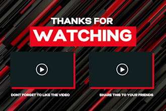 create a intro and outro for your youtube channel