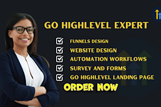 gohighlevel sales funnel gohighlevel landing page go high level website expert