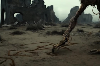 create an epic ai generated movie trailer , book trailer , music and promo video