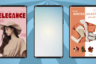 do motion poster, motion banner, and motion flyer