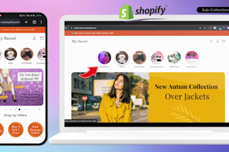 install dynamic shopify sub collections section