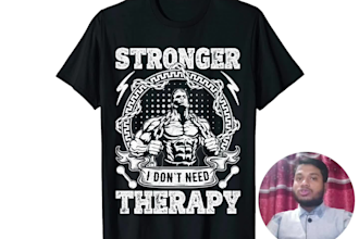 create gym and fitness t shirt design