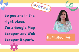 do google map scraping, and web scraping for any industry