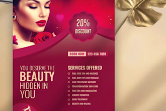 custom flyer design to grab attention and drive sales