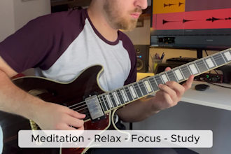 compose ambient guitar tracks for meditation and relax