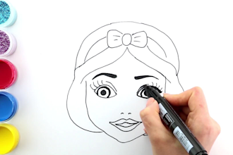 make a handmade drawing, coloring pages videos for kids