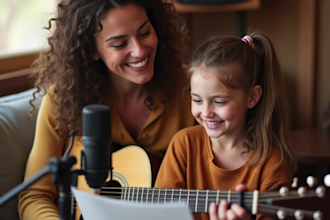 sing and compose custom songs with optional child vocals