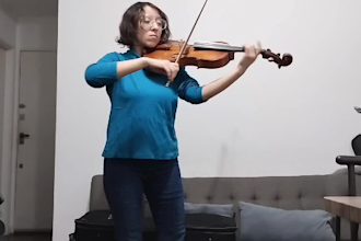 record a viola track for your project