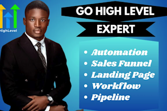 gohighlevel sales funnels, setup website ghl automation workflows chatbot expert