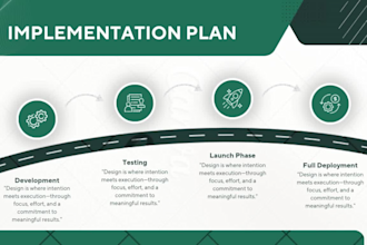 design social media powerpoint presentation, pitch decks, canva or google slides