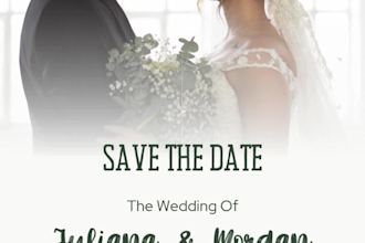design stylish wedding, birthday and event invitation cards in 24 hrs
