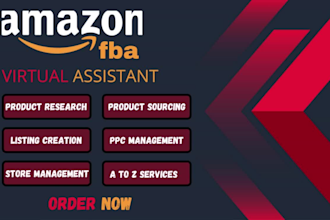 be amazon fba virtual assistant, amazon private label and amazon fba store