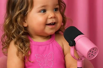 make viral talking ai baby videos, funny reels podcasts, ai baby news podcasts