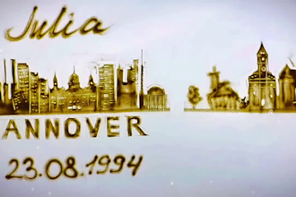 create custom sand art animation videos for stories, ads, education and logo