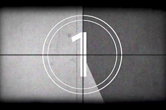 create this type of vintage projector cinema video intro