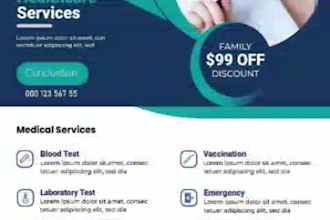 design unique business flyer and corporate onepager