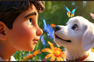 create 3d kids short animation videos and animated stories
