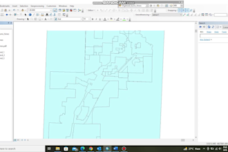perform georeferencing and digitization of your gis data