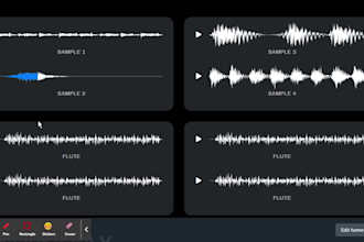 add wavesurfer audio visuals for any shopify page